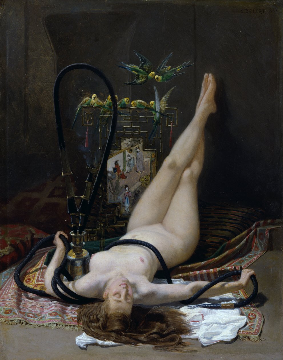 Ein üppiger Rauch von Charles Edouard Delort