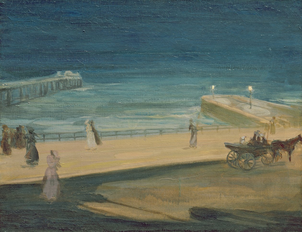 Auf dem Pier, Brighton von Charles Edward Conder