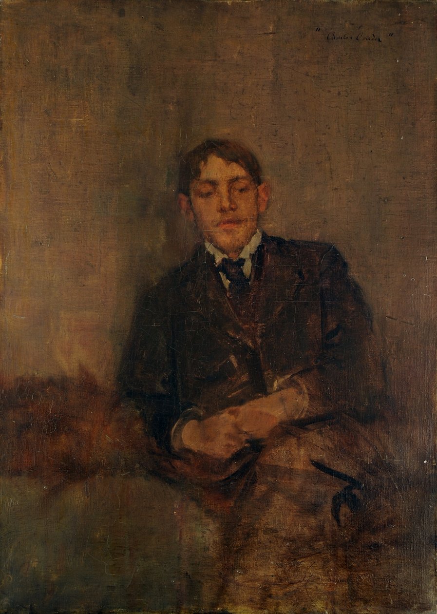 Selbstporträt, ca. 1895 von Charles Edward Conder