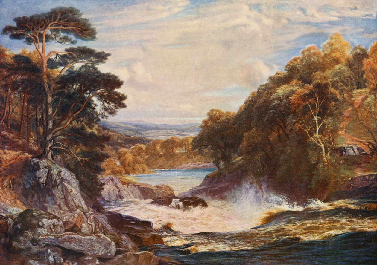 Wasserfälle von Tummel von Charles Edward Johnson