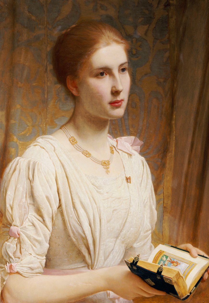 Porträt von Miss Helen Lindsay von Charles Edward Perugini