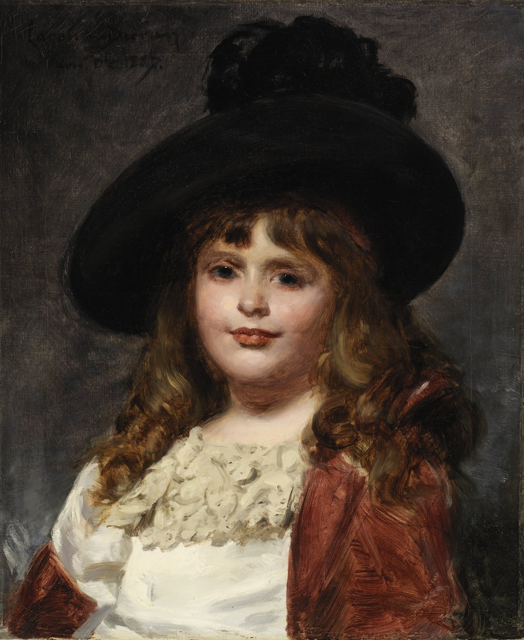 Laura mit sieben, 1887 von Charles Emile Auguste Carolus Duran