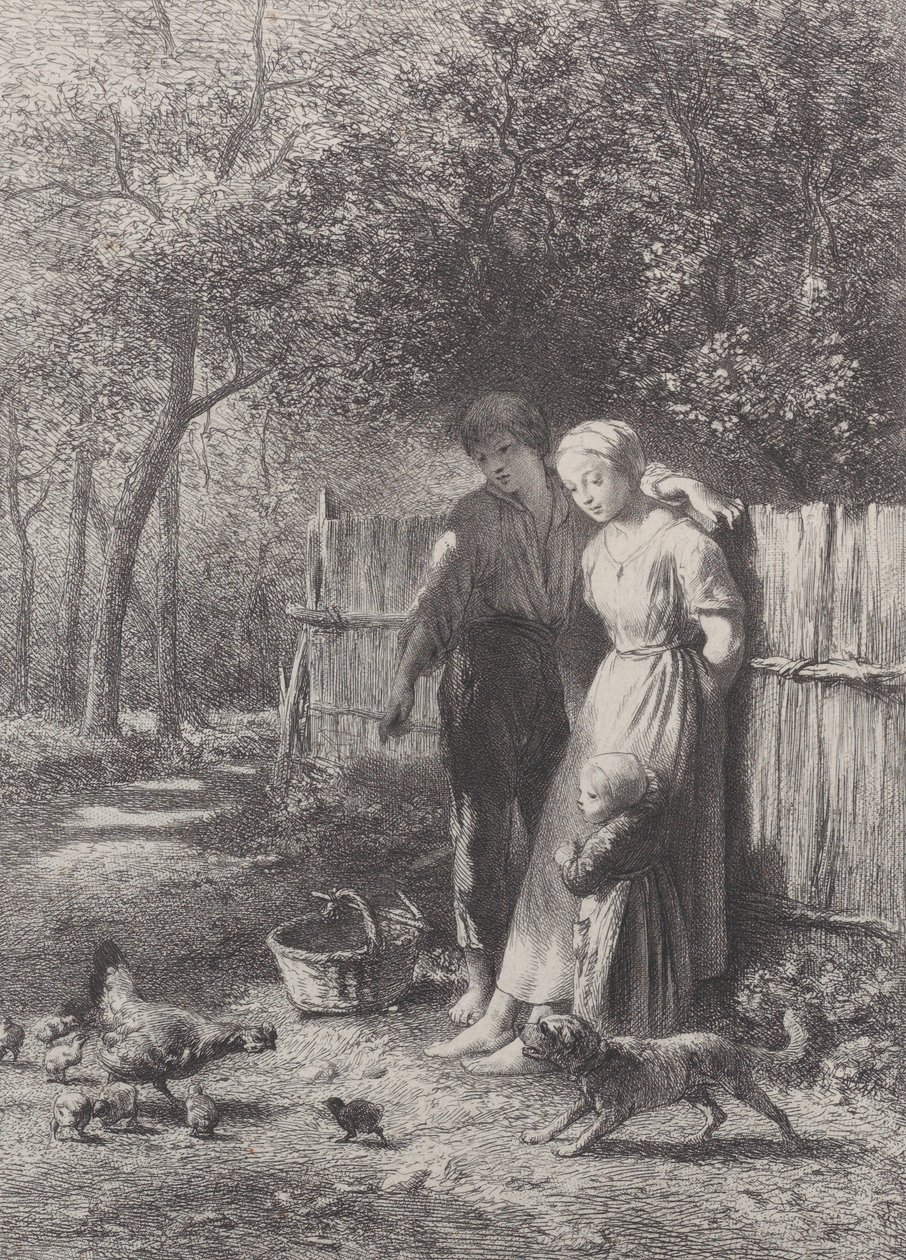 Frühling, 1864 von Charles Emile Jacque