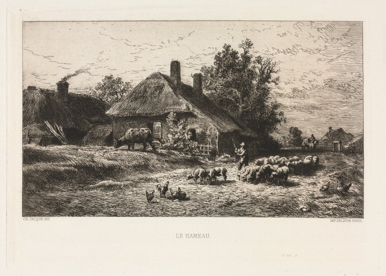Das Hamlet von Charles Emile Jacque