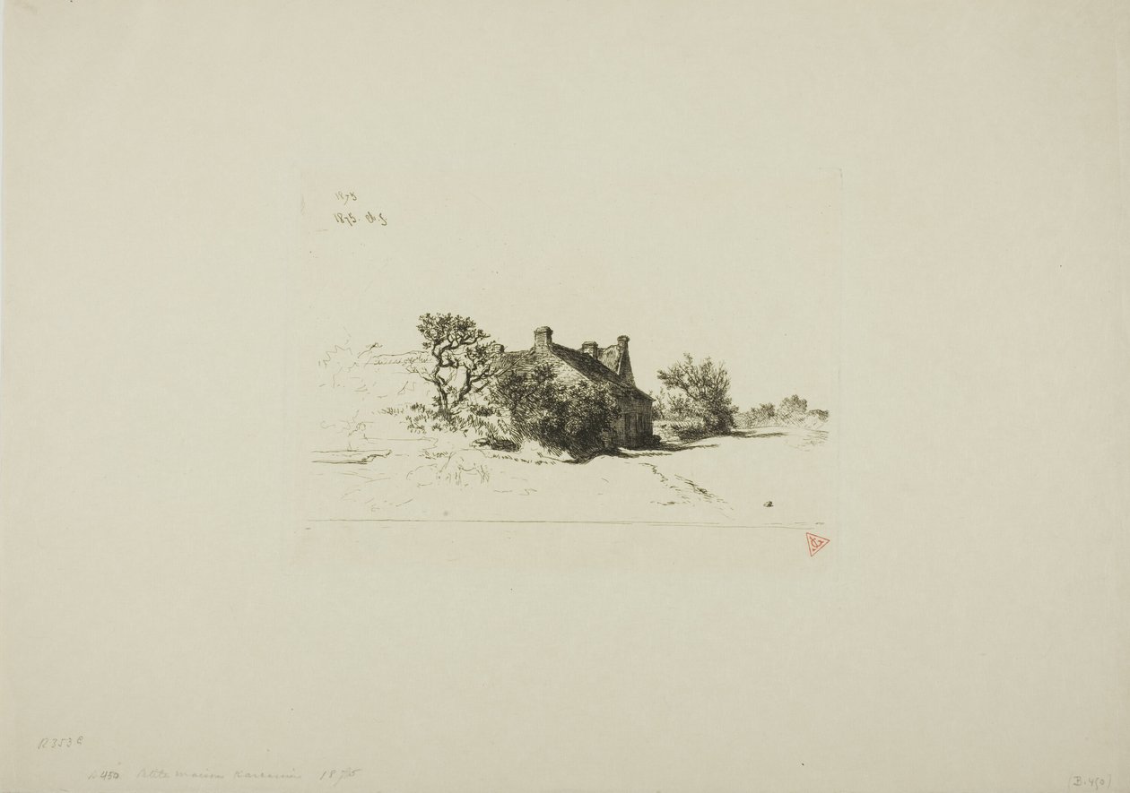 Die kleinen Häuser, Kercassier von Charles Emile Jacque