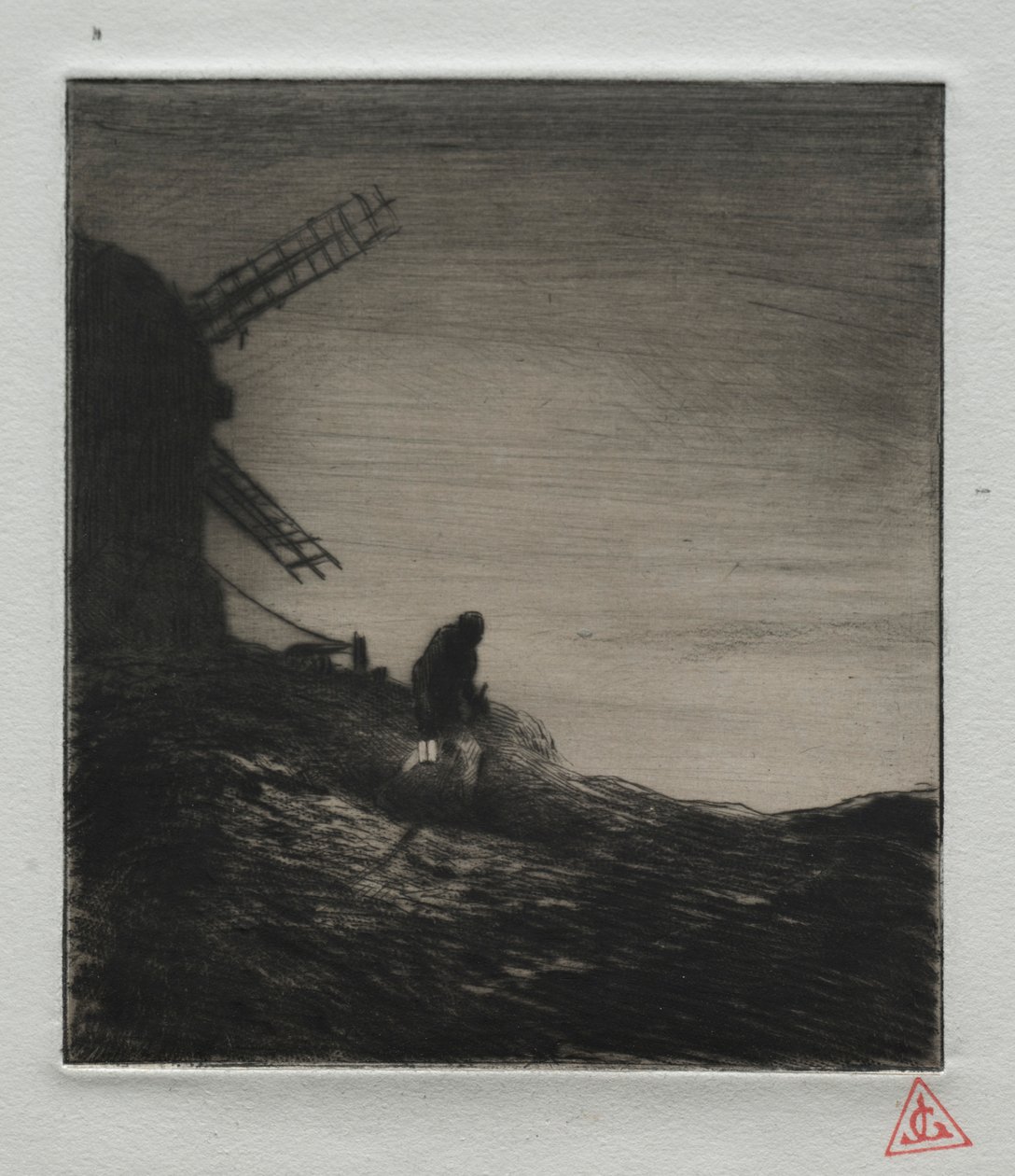 Die Mühle, 1848 von Charles Emile Jacque