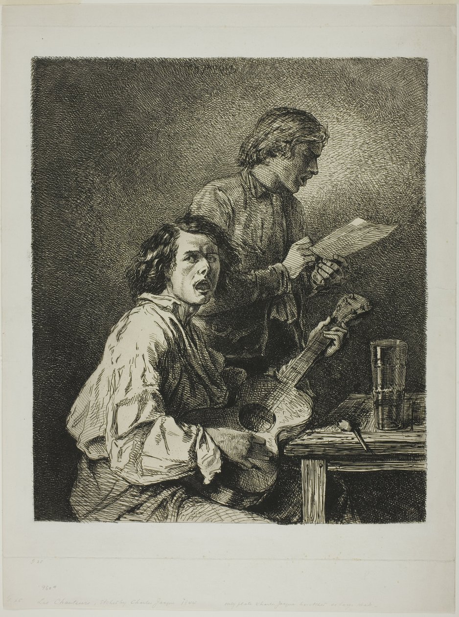 Die Sänger von Charles Emile Jacque