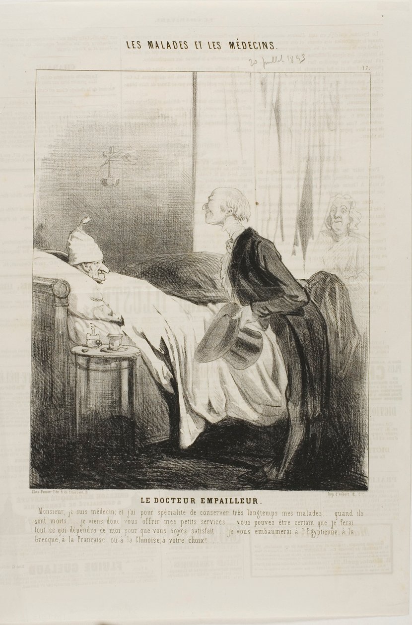 Der Präparator Doktor von Charles Emile Jacque