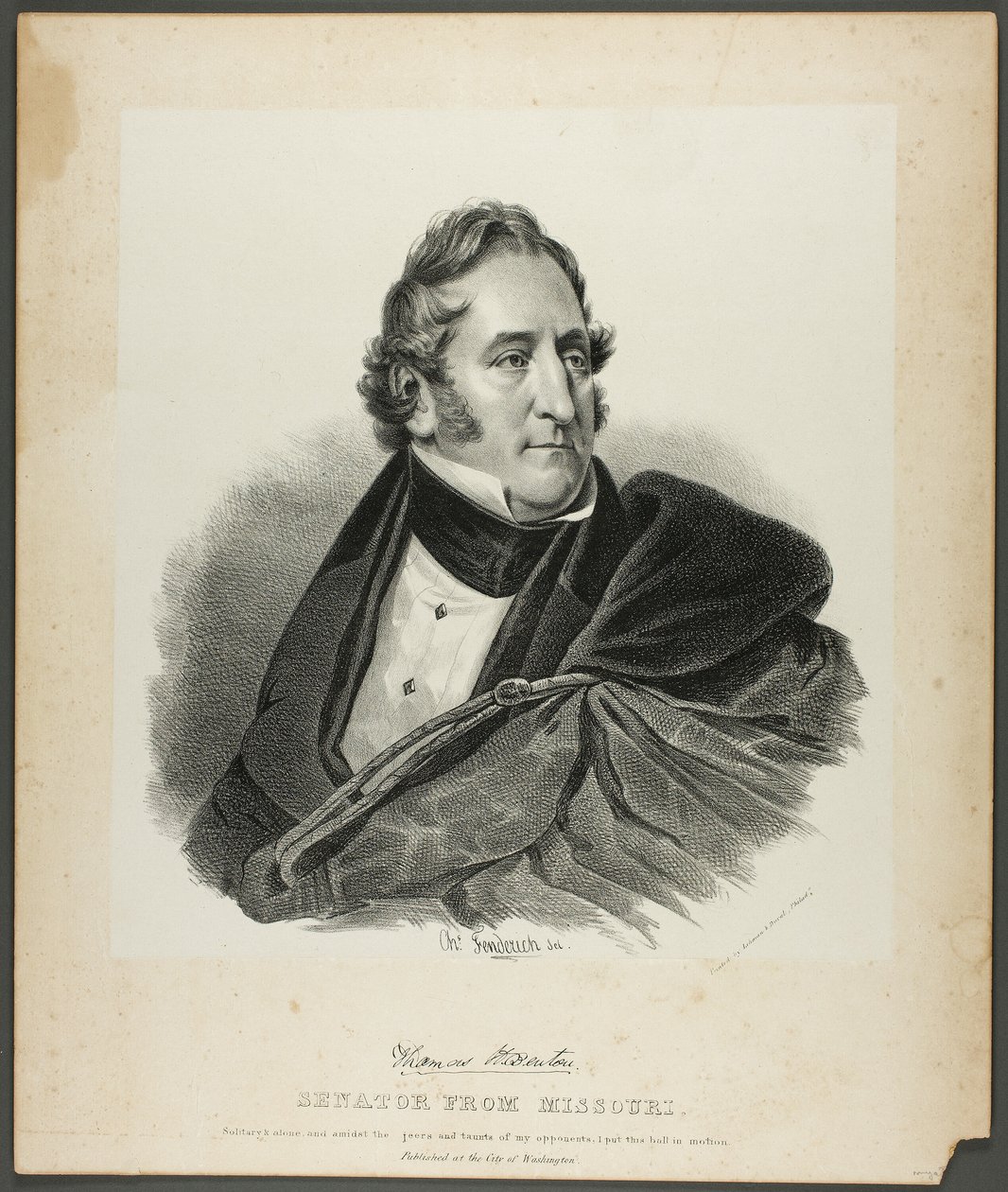 Thomas Benton, Senator aus Missouri von Charles Fenderich