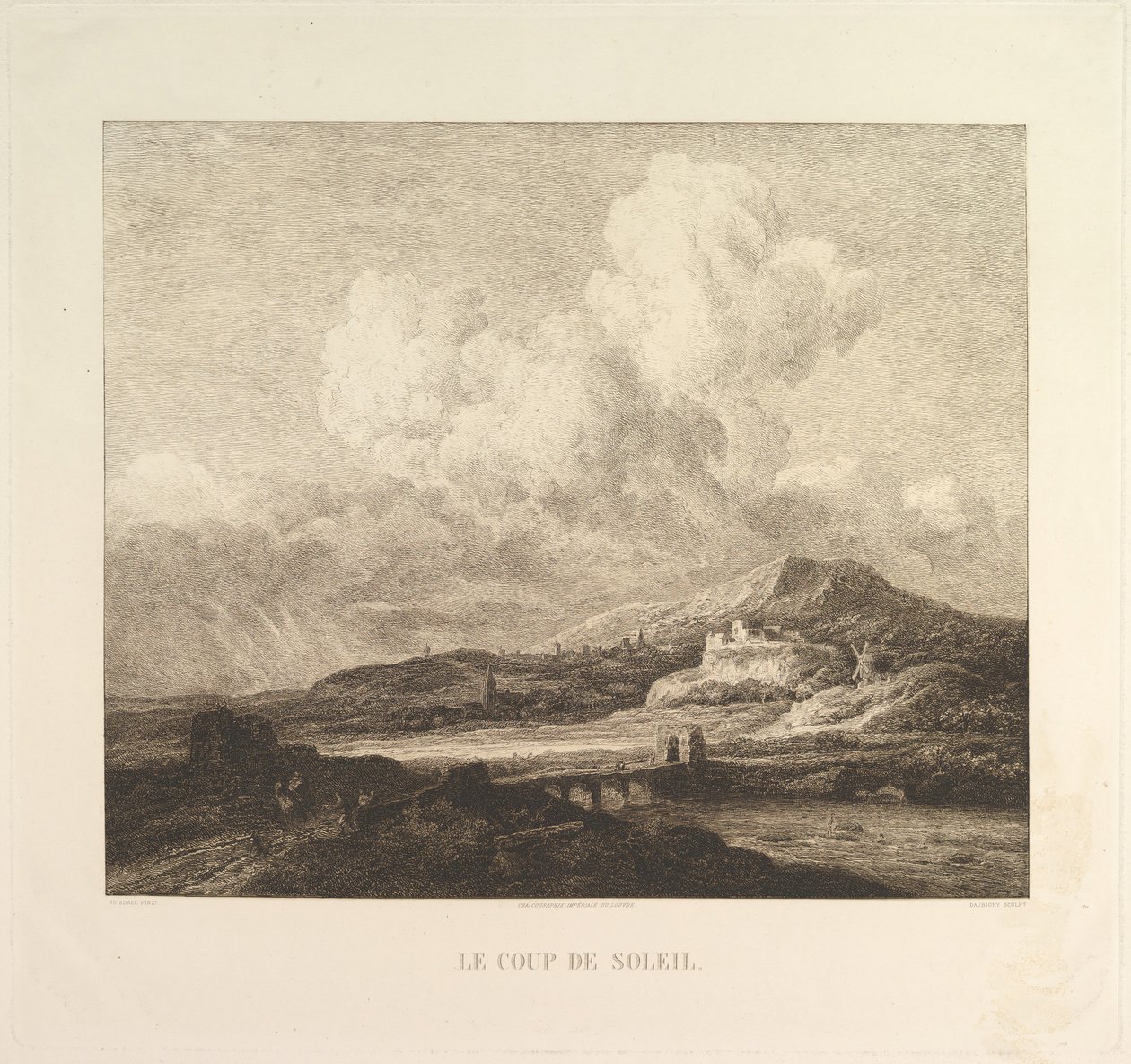 Ein Sonnenstrahl, 1860 von Charles Francois Daubigny