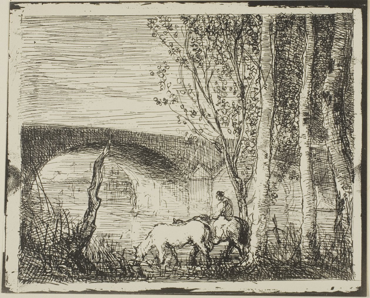 Brücke von Charles Francois Daubigny