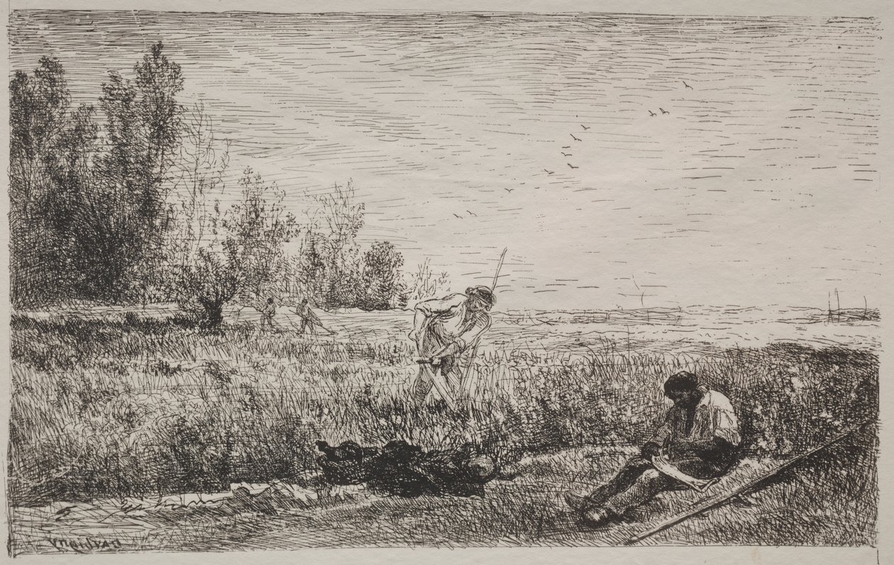 Heuernte von Charles Francois Daubigny
