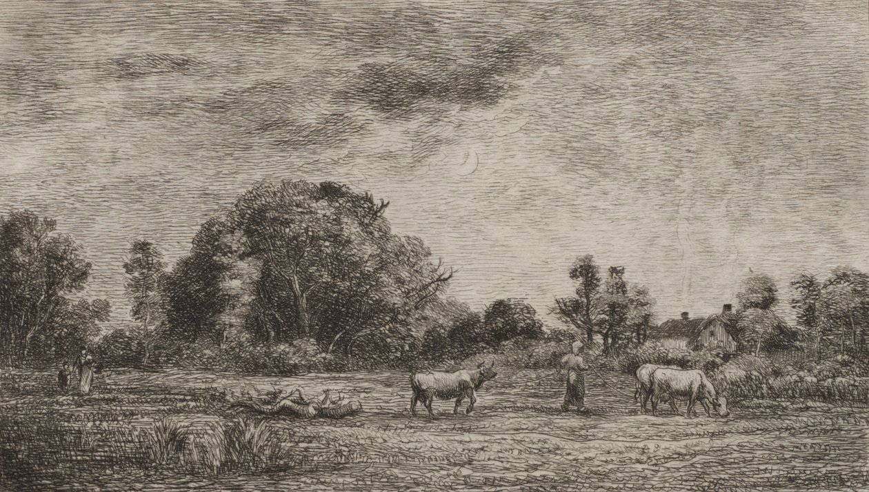 Mondaufgang von Charles Francois Daubigny