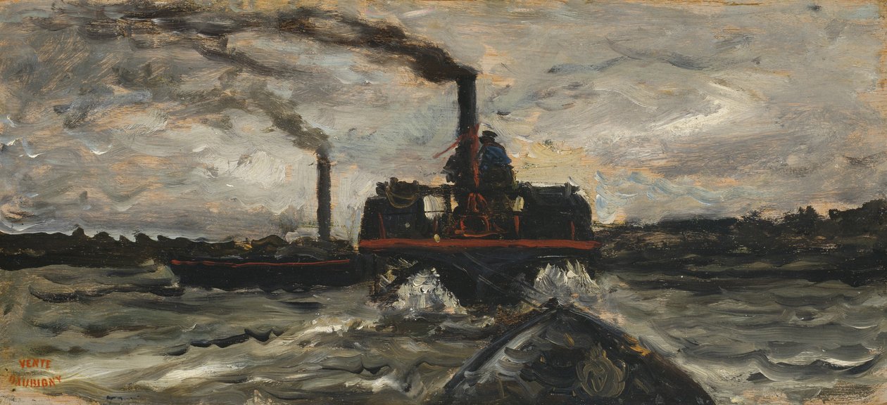 Flussboot, ca. 1860 von Charles Francois Daubigny