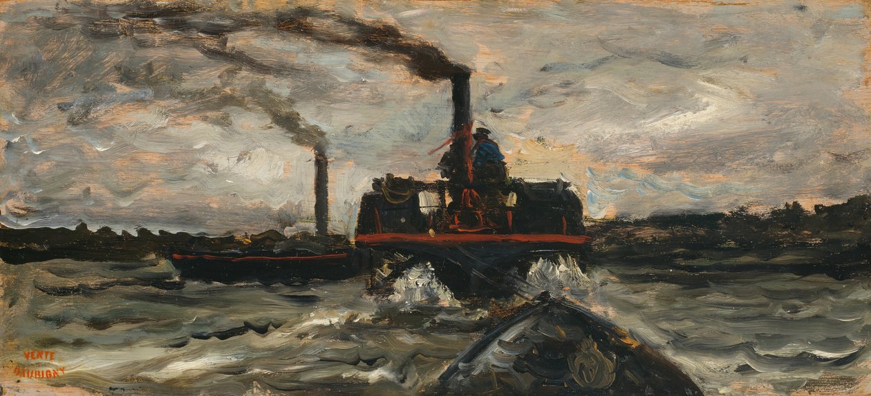 Flussboot, ca. 1860 von Charles Francois Daubigny
