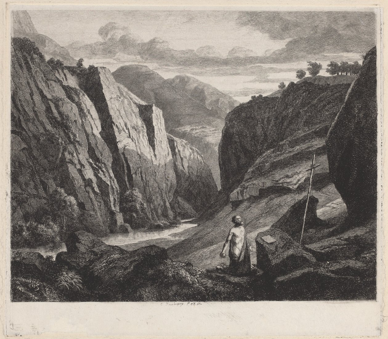 Heiliger Hieronymus von Charles Francois Daubigny