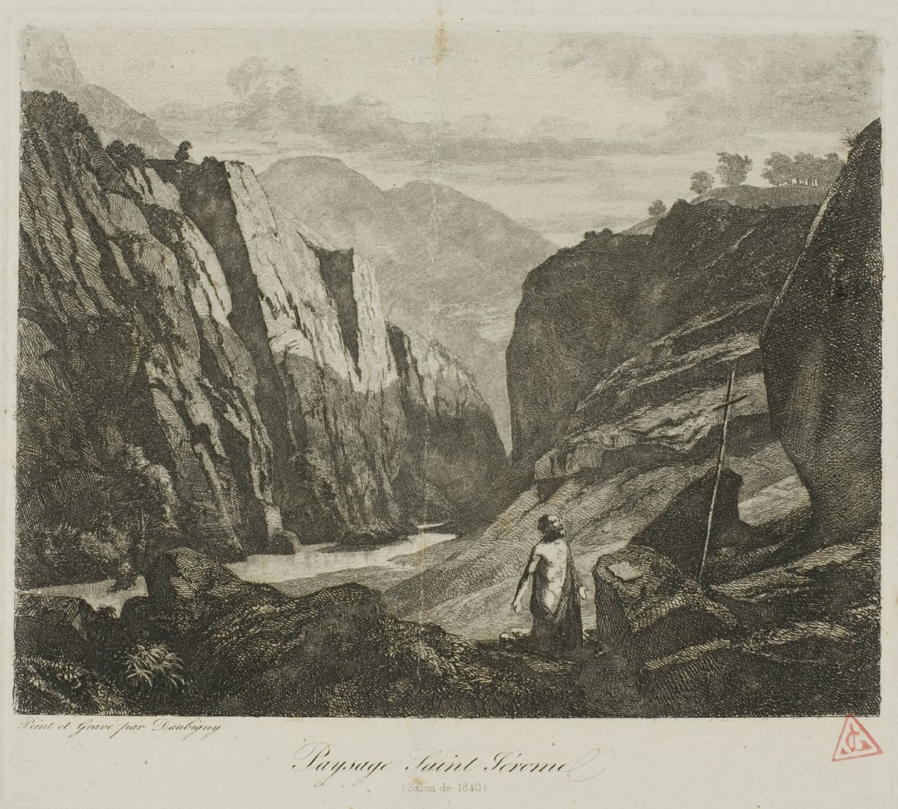 Heiliger Hieronymus von Charles Francois Daubigny