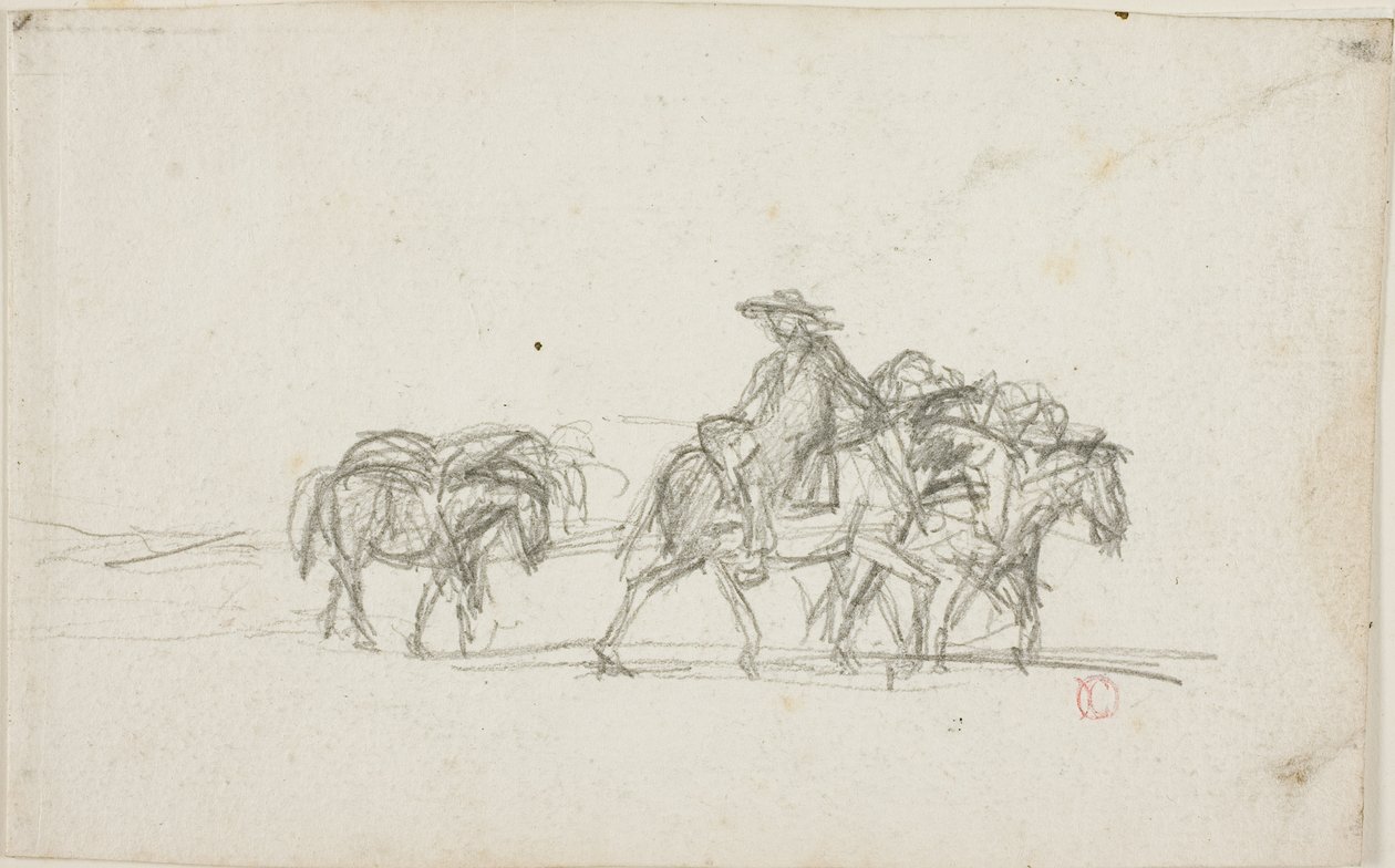 Studie von Charles Francois Daubigny