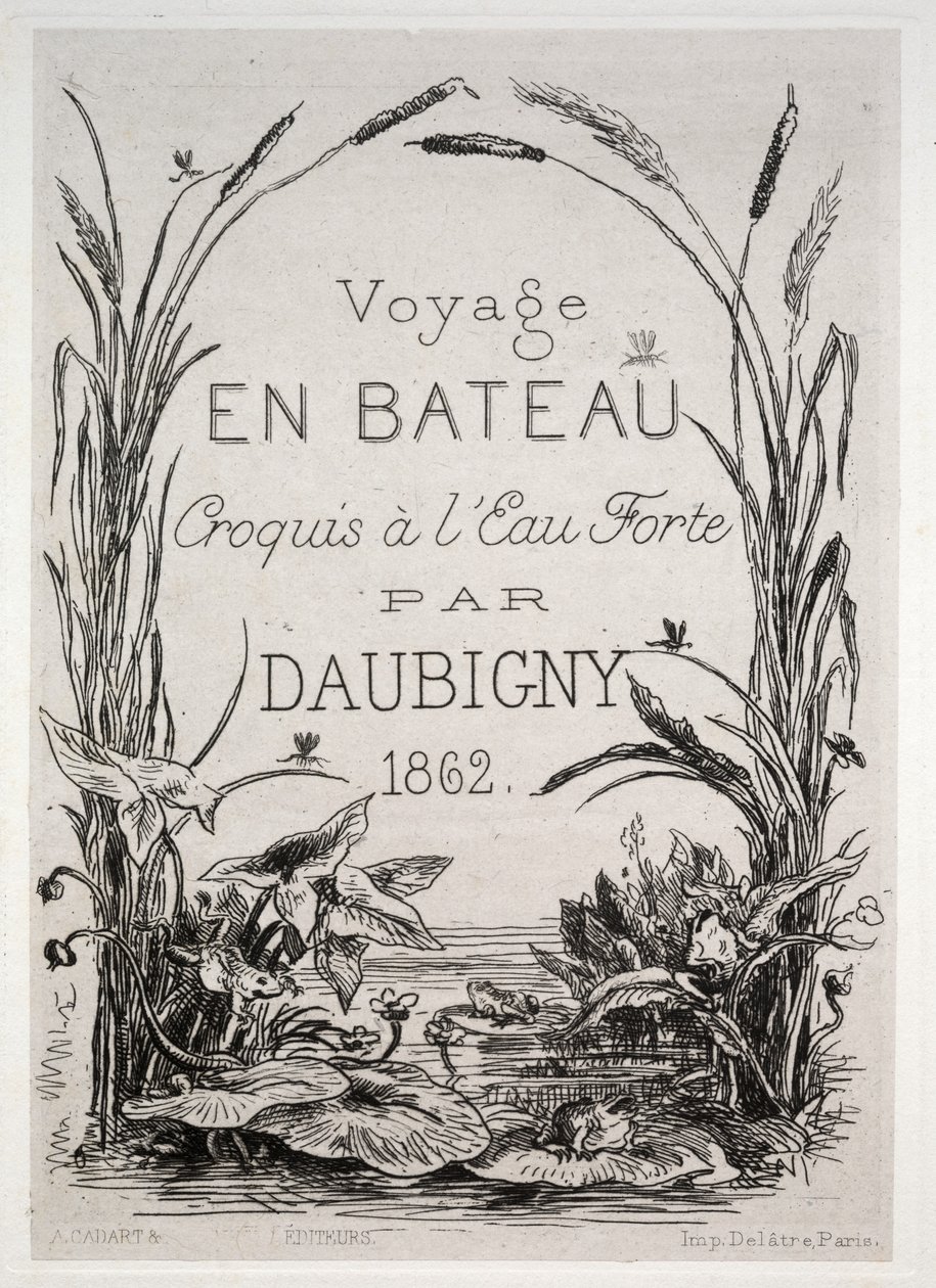 Die Bootsfahrt von Charles Francois Daubigny