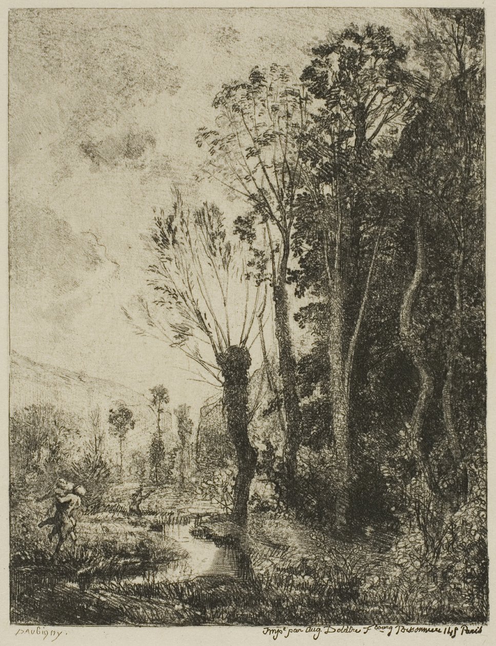 Der Satyr von Charles Francois Daubigny