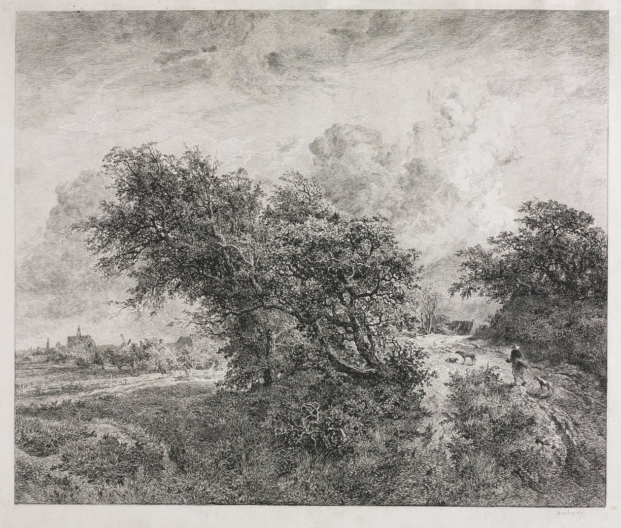 Das Dickicht von Charles Francois Daubigny