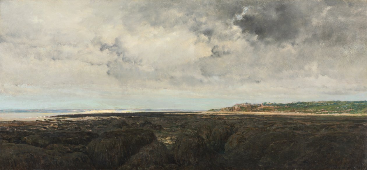 Villerville von Le Ratier aus gesehen von Charles Francois Daubigny