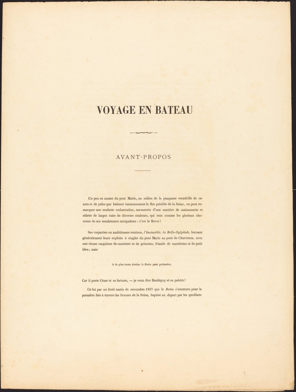Bootsfahrt von Charles Francois Daubigny