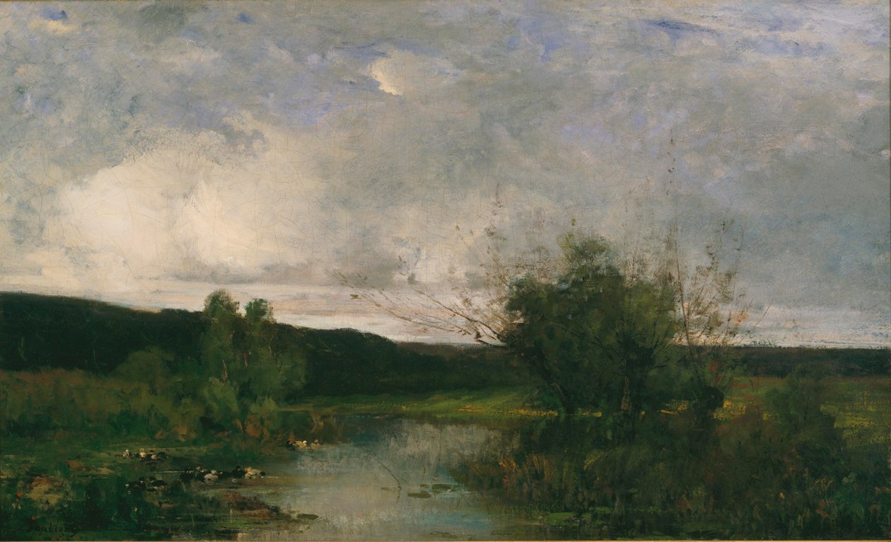 Nach dem Regen von Charles Francois Daubigny