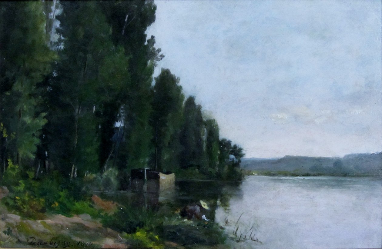 Waschen von Charles Francois Daubigny