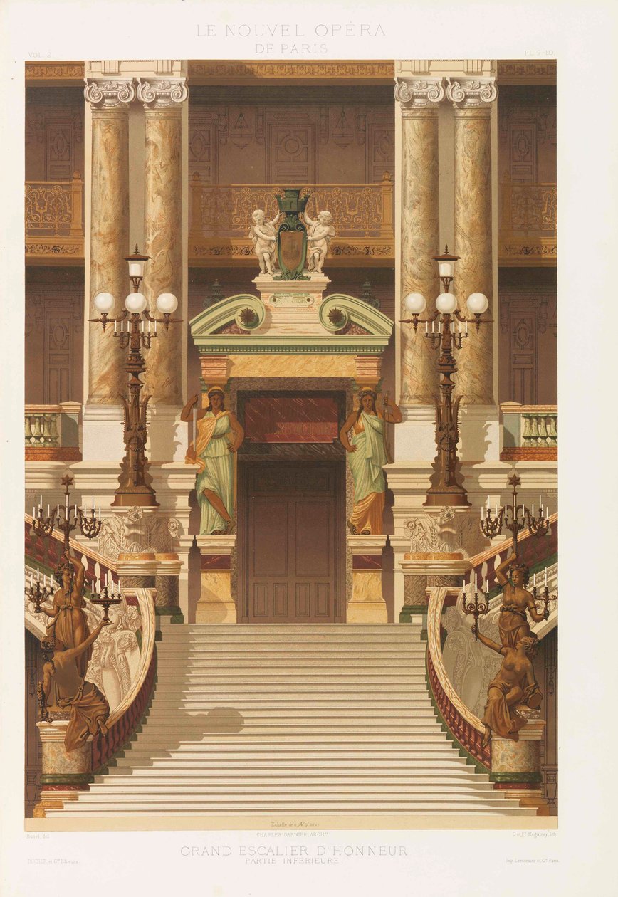 Das neue Opernhaus von Paris von Charles Garnier