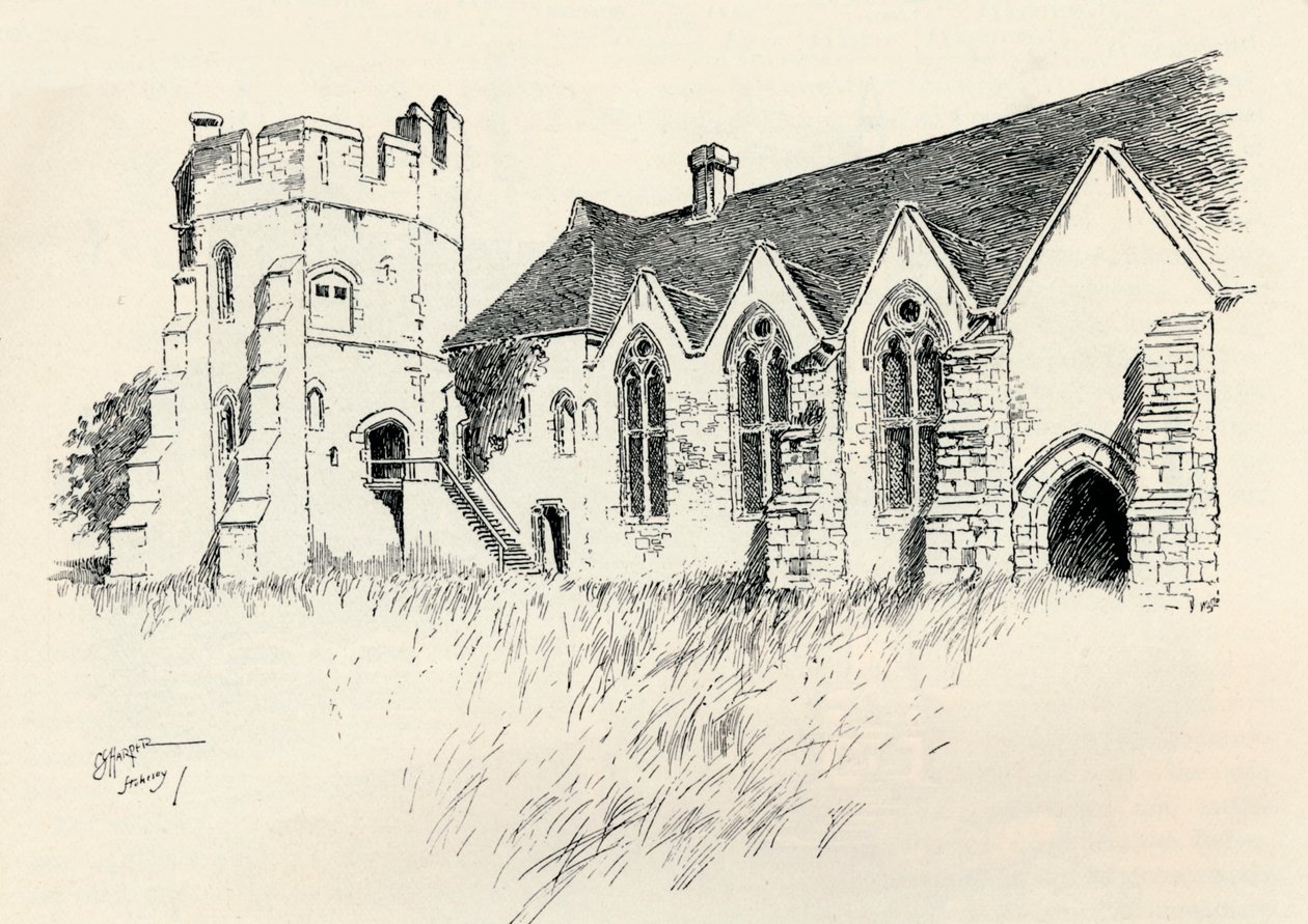 Stokesay Castle von Charles George Harper
