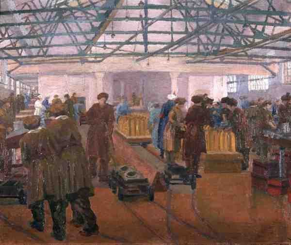 Munitionsfabrik von Charles Ginner
