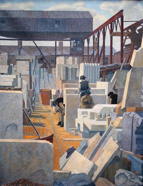 Die Steinmetze von Charles Ginner