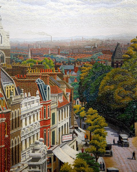 Ansicht von London von Charles Ginner
