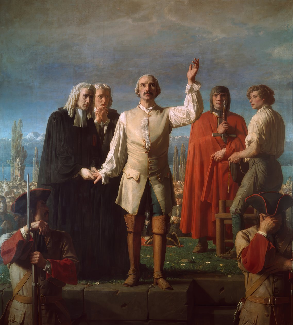 Hinrichtung des Majors Davel von Charles Gleyre