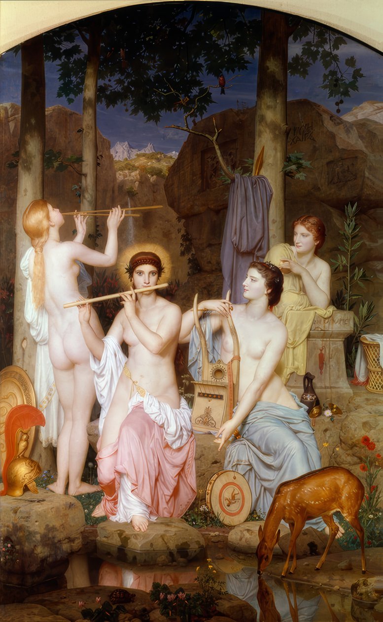 Minerva und die Grazien von Charles Gleyre