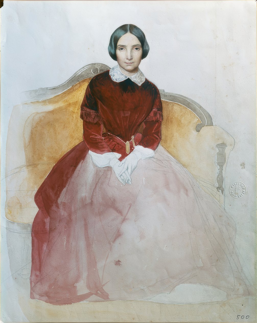 Porträt einer Frau von Charles Gleyre