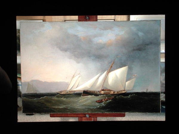 Yachten im Rennen von Charles Gregory