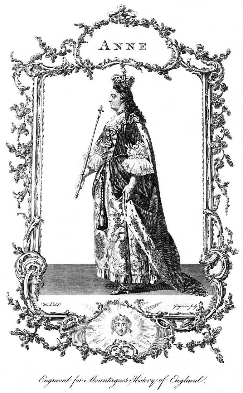 Königin Anne 1665-1714 von Charles Grignion