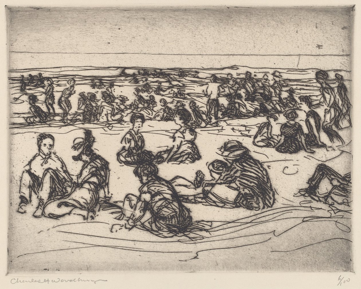 Am Strand von Charles H. Woodbury