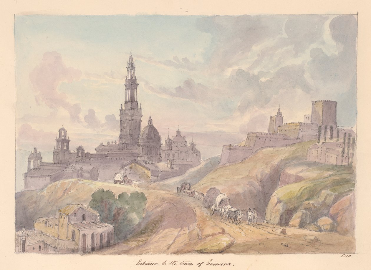 Eingang zur Stadt Carmona von Charles Hamilton Smith