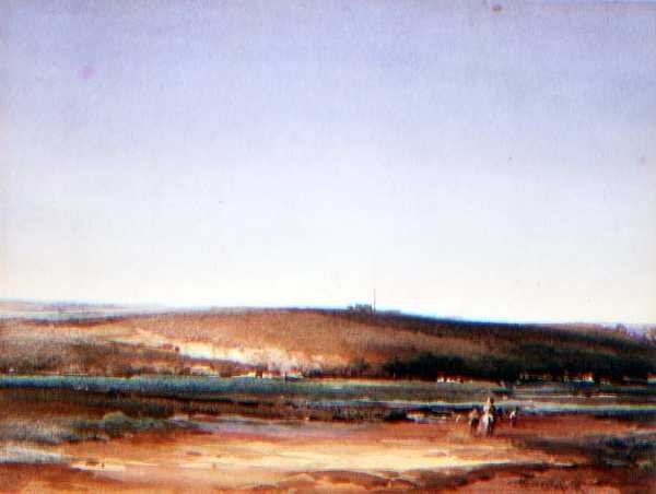 Das Ästuar bei Ebbe von Charles Harrington
