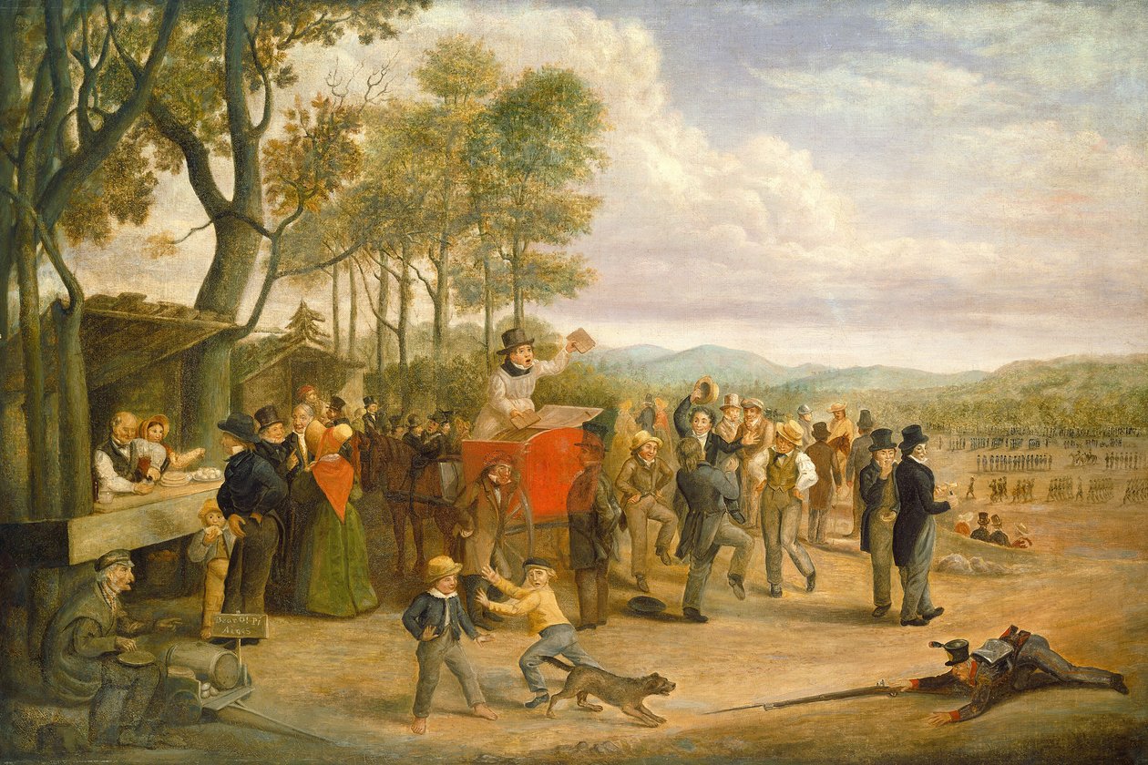 Musterungstag, 1843 oder später von Charles Henry Granger