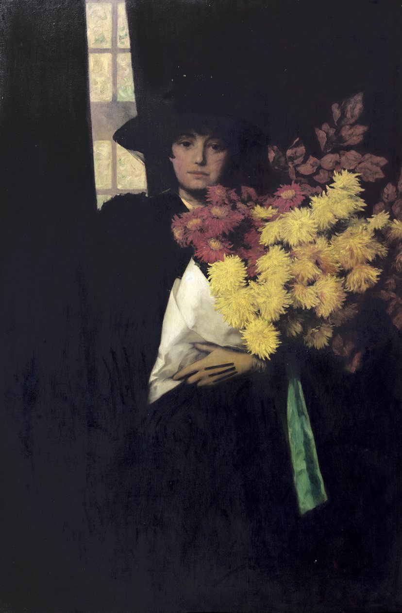 Chrysanthemen, um 1900 von Charles Henry Malcolm Kerr