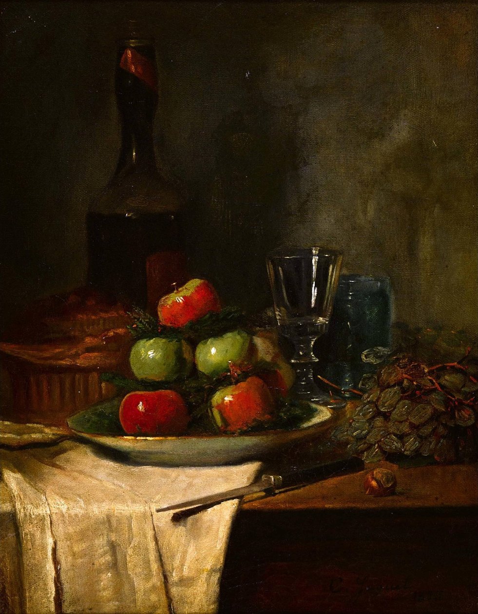 Tisch-Stillleben von Charles Hoguet