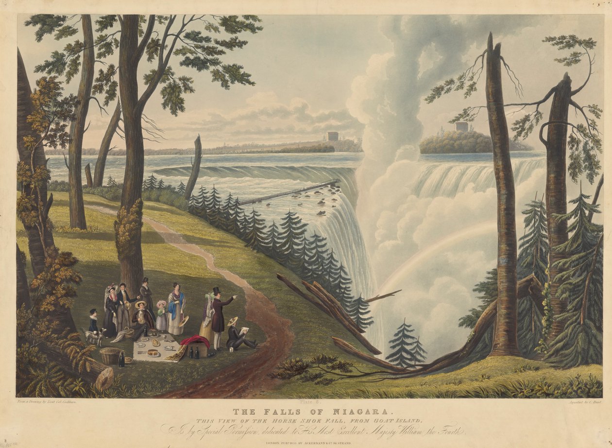 Niagarafälle von Charles Hunt after James Pattison Cockburn