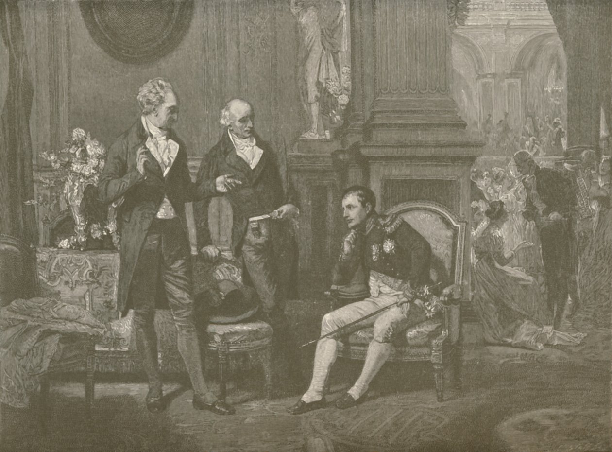 Napoleon, Goethe und Wieland, 1808, 1896 von Charles J. State