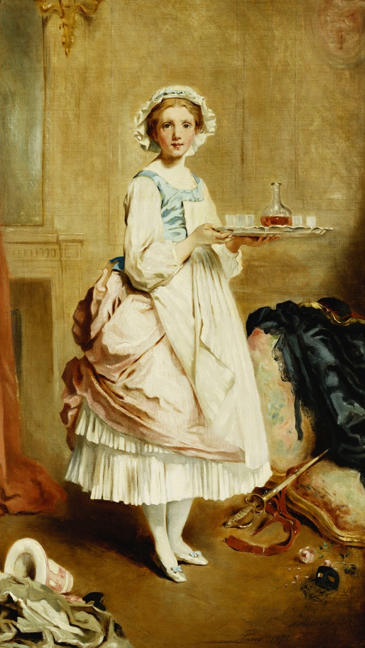 Nach dem Maskenball, 1871 von Charles Joshua Chaplin