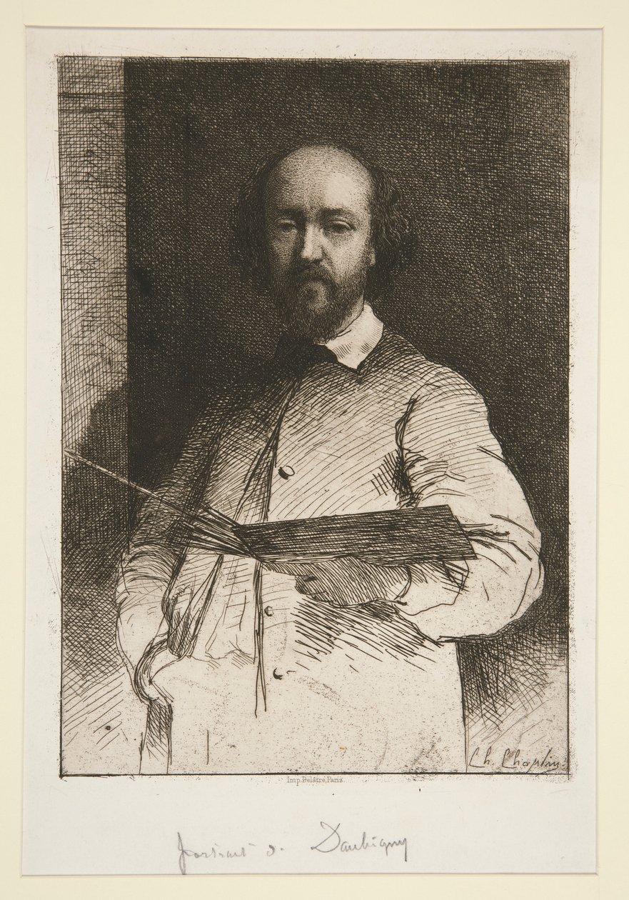 Porträt von Daubigny von Charles Joshua Chaplin