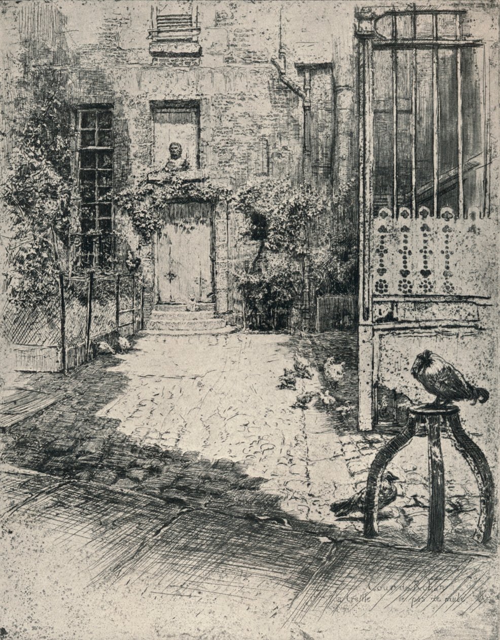 Cour de Rohan, 1915 von Charles Jouas